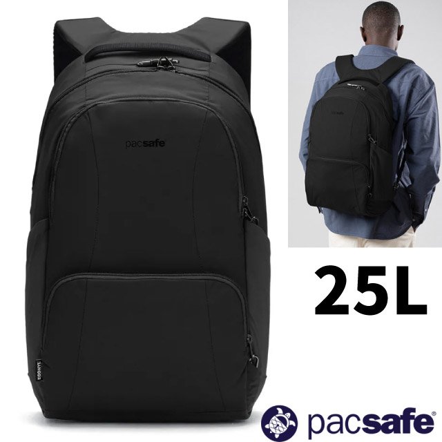 【Pacsafe】Metrosafe LS450 都市防盜後背包25L.肩背包.書包/可16吋筆電/40135138 黑✿30E010